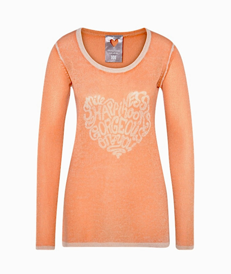 Riani Pullover 100% Cashmere "Aprikot"