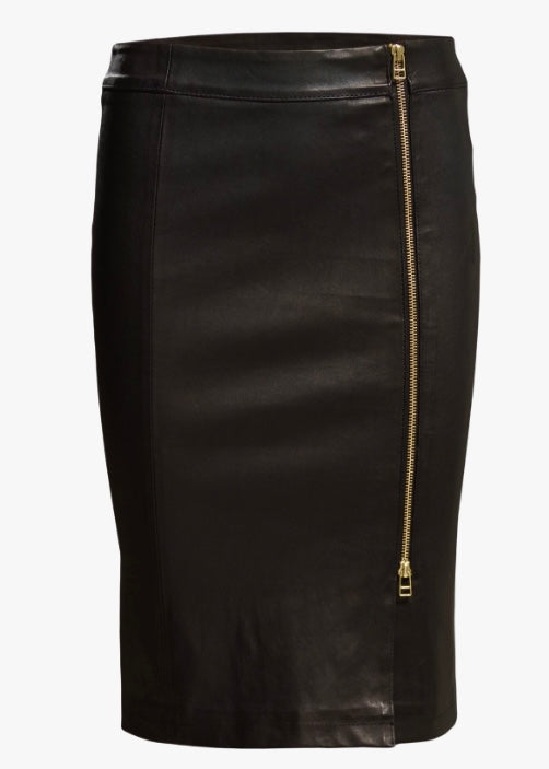 Leder Pencil- Jupe schwarz DAY BIRGER ET MIKKELSEN