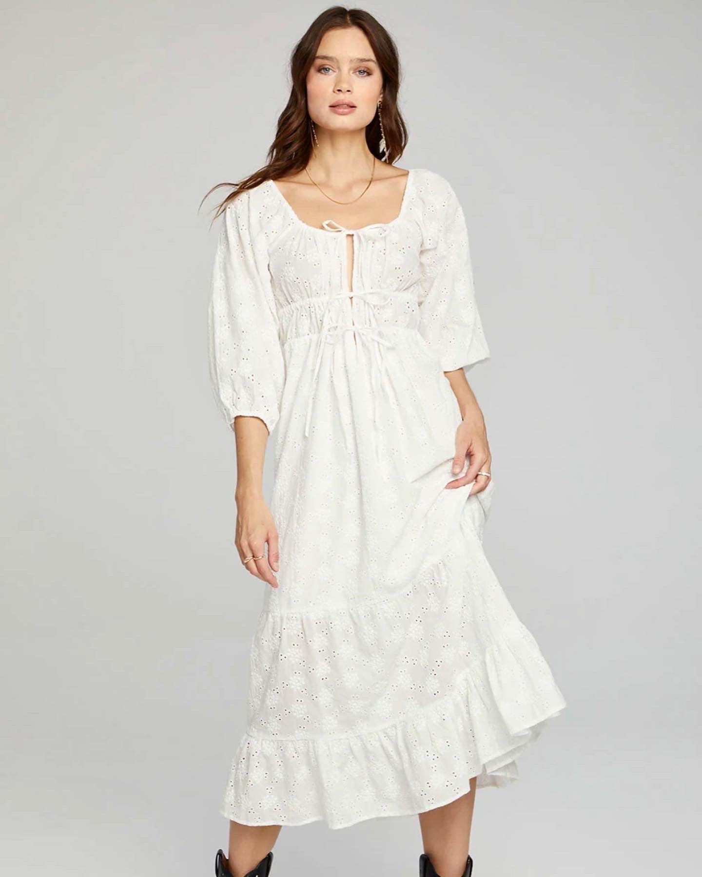 Maxi-Dress mit Ärmel