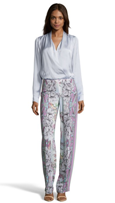 Riani Hose Blumen-Print "Multi Color"