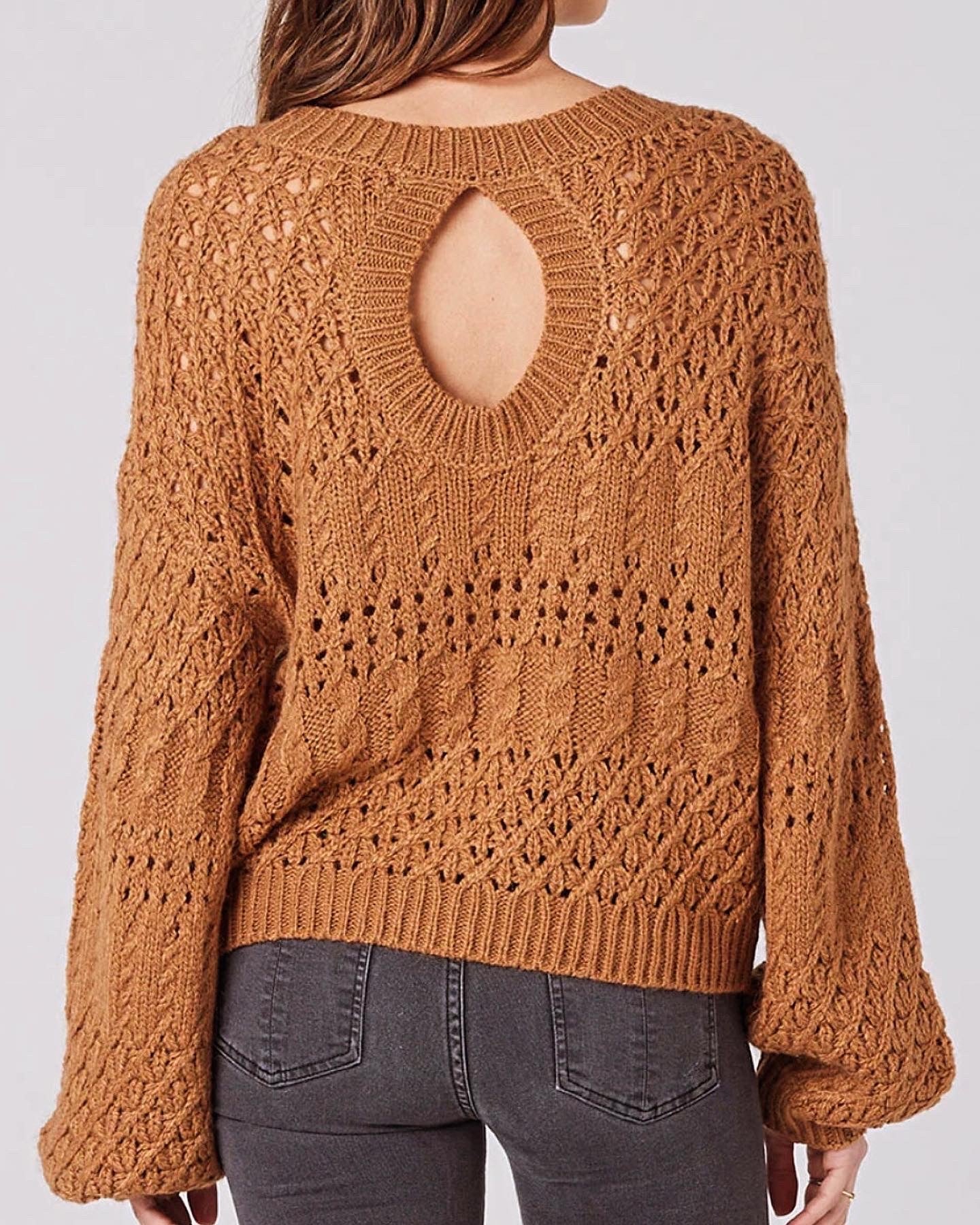 Strick-Pullover Cinnamon Saltwater Luxe