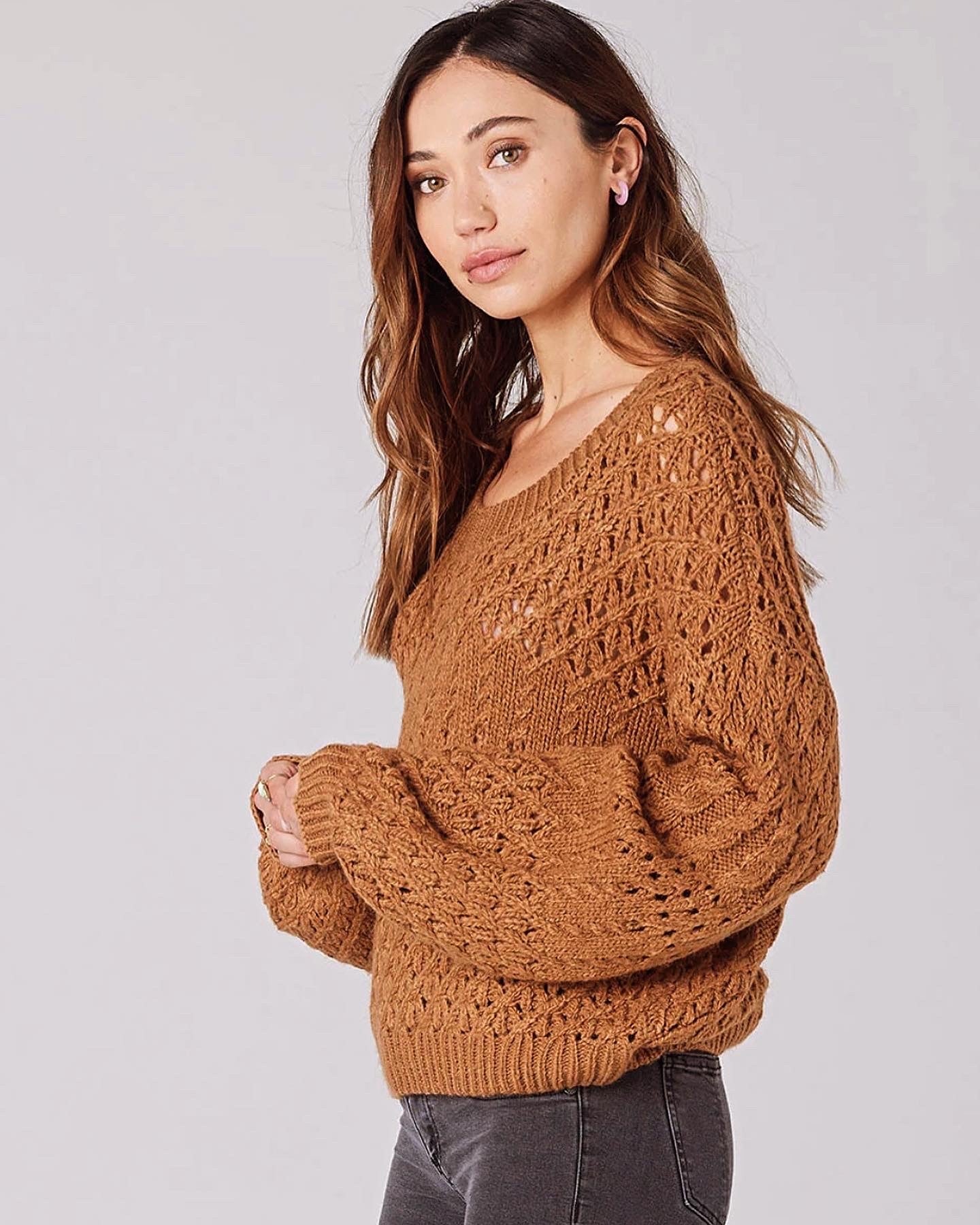 Strick-Pullover Cinnamon Saltwater Luxe