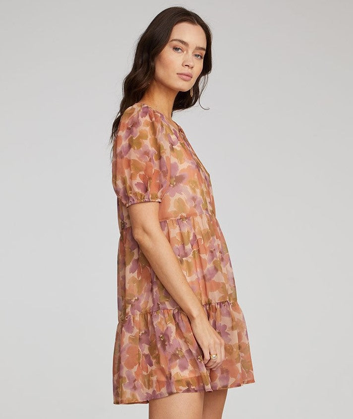 Saltwater LUXE Chiffon-Kleid feminine florals