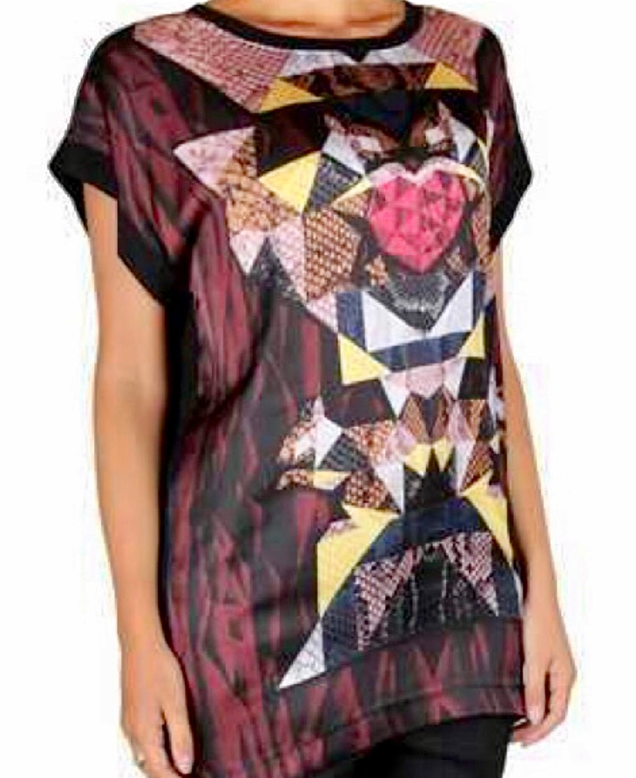 Just Cavalli long Shirt "Geometric"