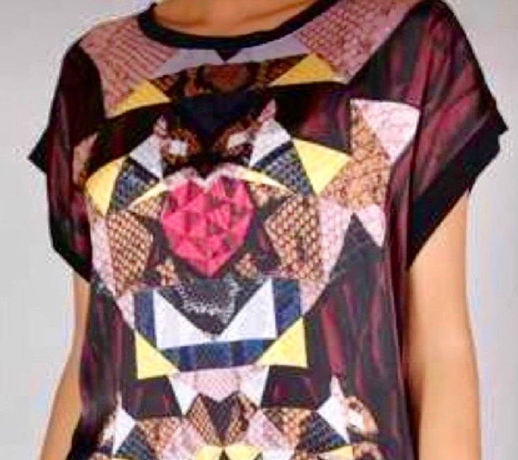Just Cavalli long Shirt "Geometric"