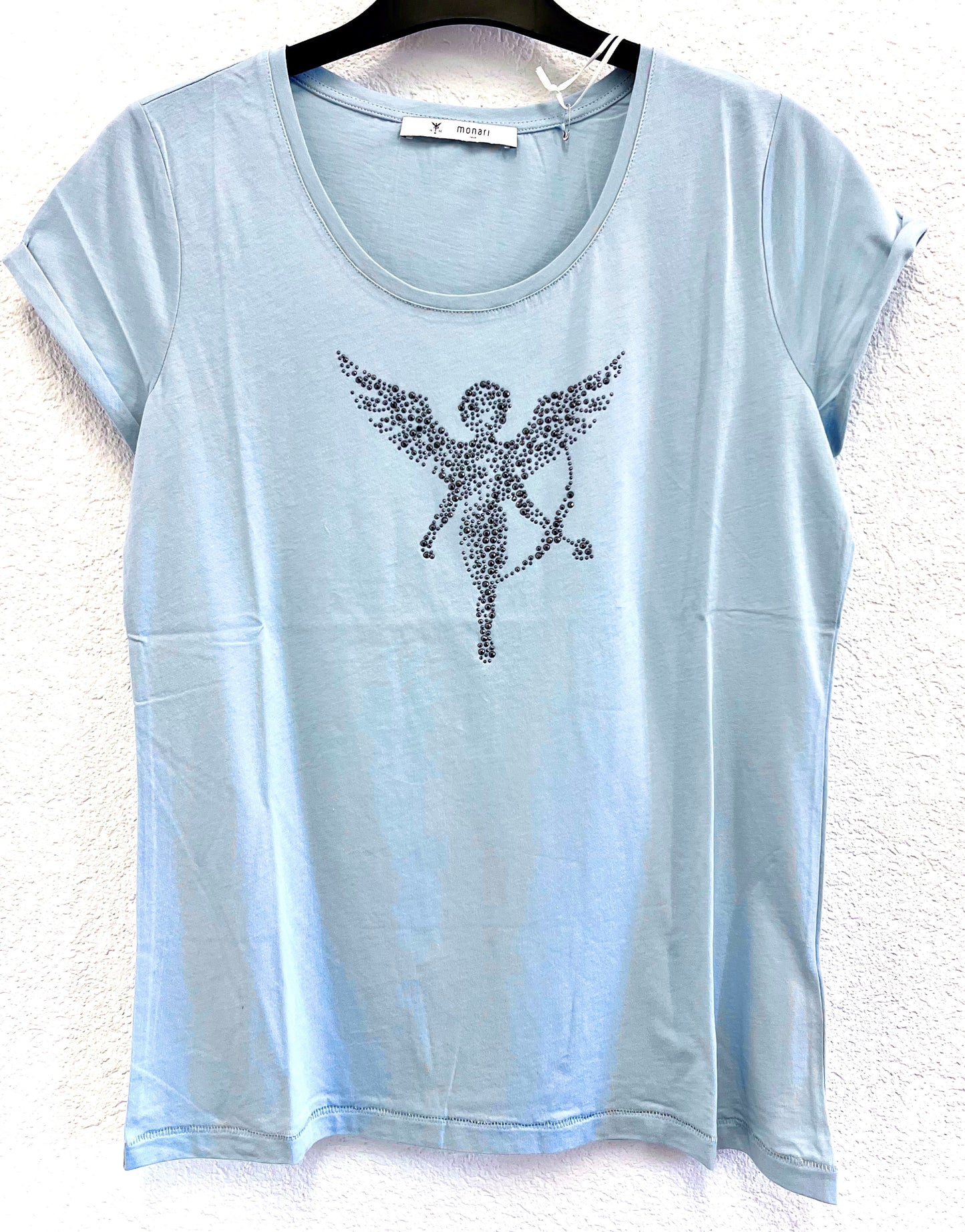 Monari T-Shirt Amour hellblau