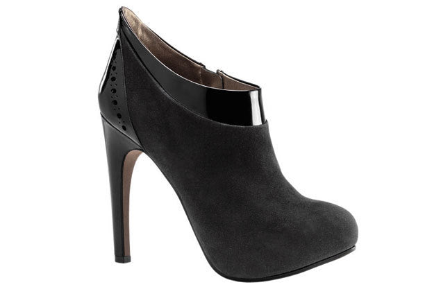 Navyboot Lack-Wildleder Schuhe
