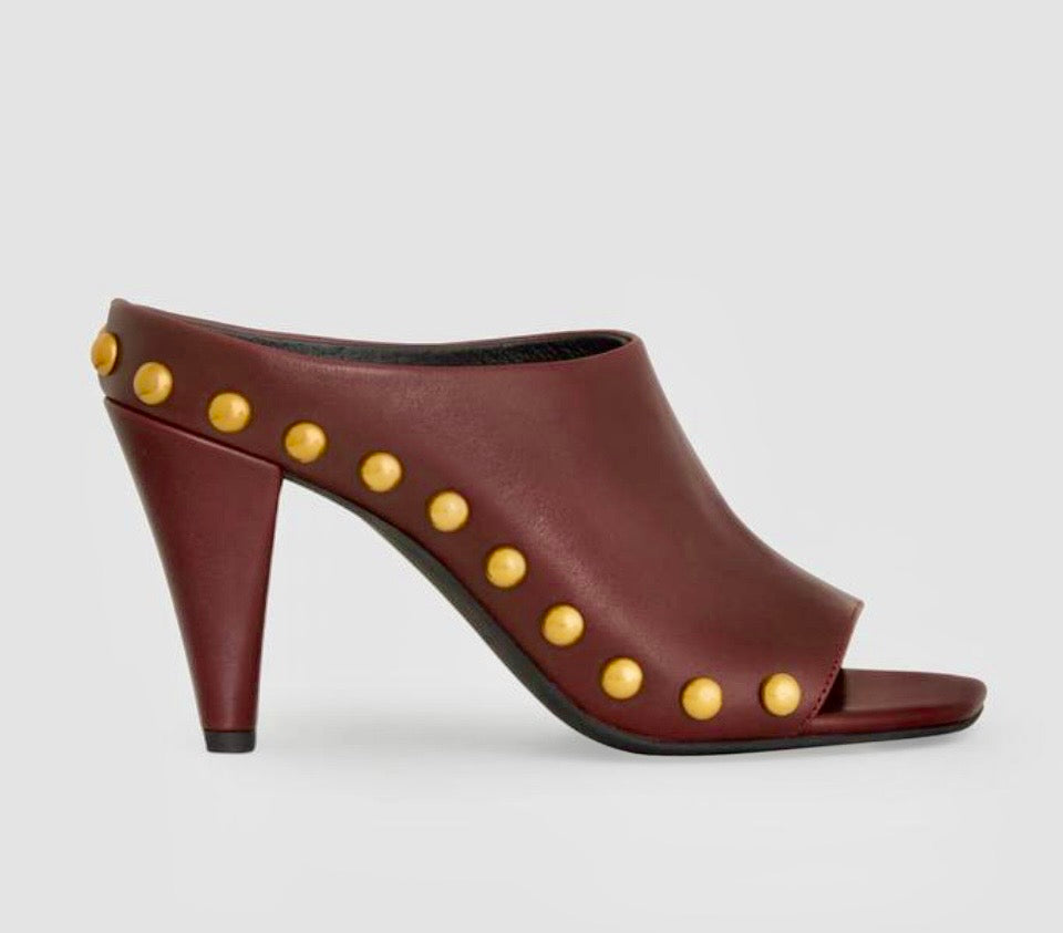 Rebecca Minkoff Milan Stud Nieten-Leder-Mule Grösse: US 8.5 = EU 39.5