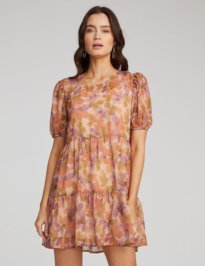 Saltwater LUXE Chiffon-Kleid feminine florals