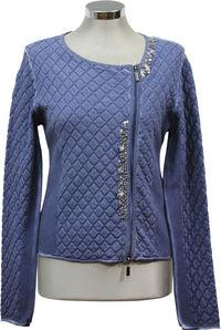 monari Jacke Cloqué Schmuck "Saphir"