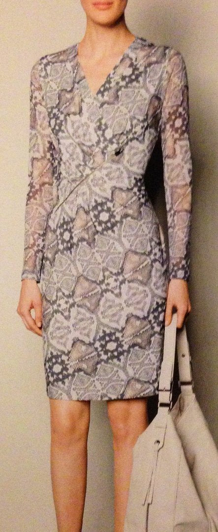 Riani Kleid "Print-Beige Grau"