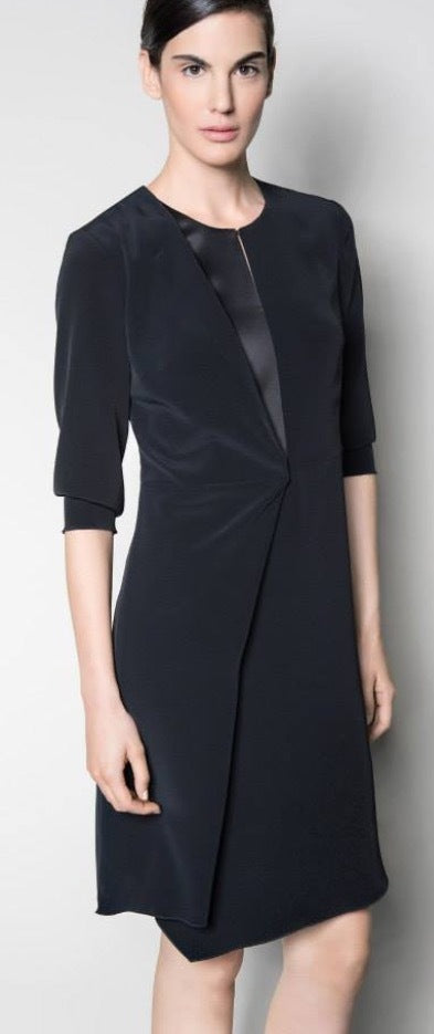 Riani Kleid mit Ärmel "Schwarz"
