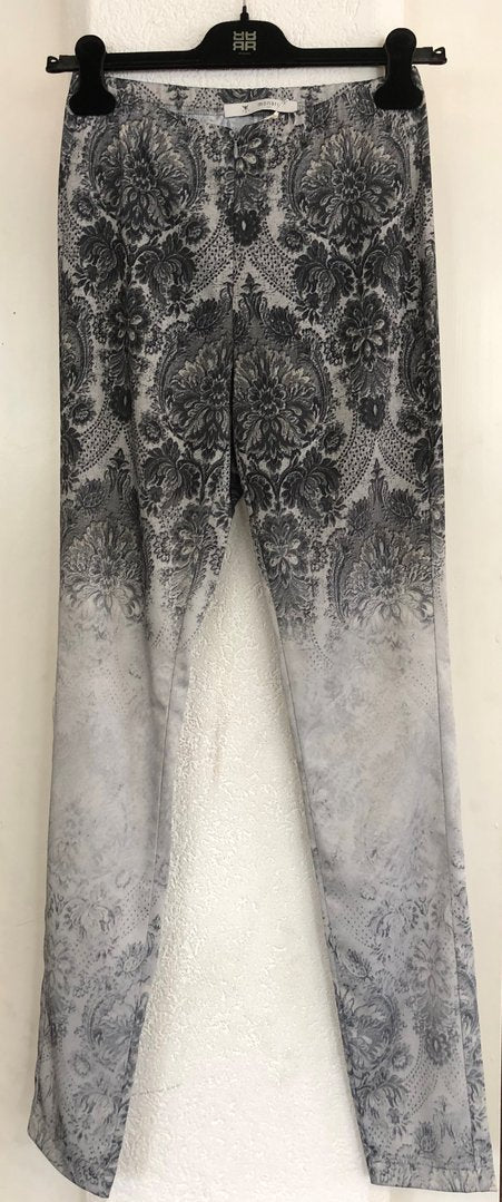 Monari Leggins Ornament grau / weiss / schwarz