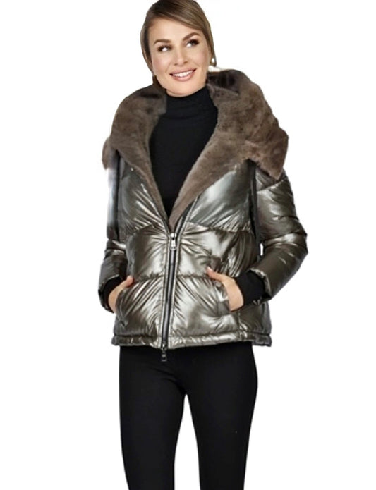 Carolina Cavour Winterjacke Bronze