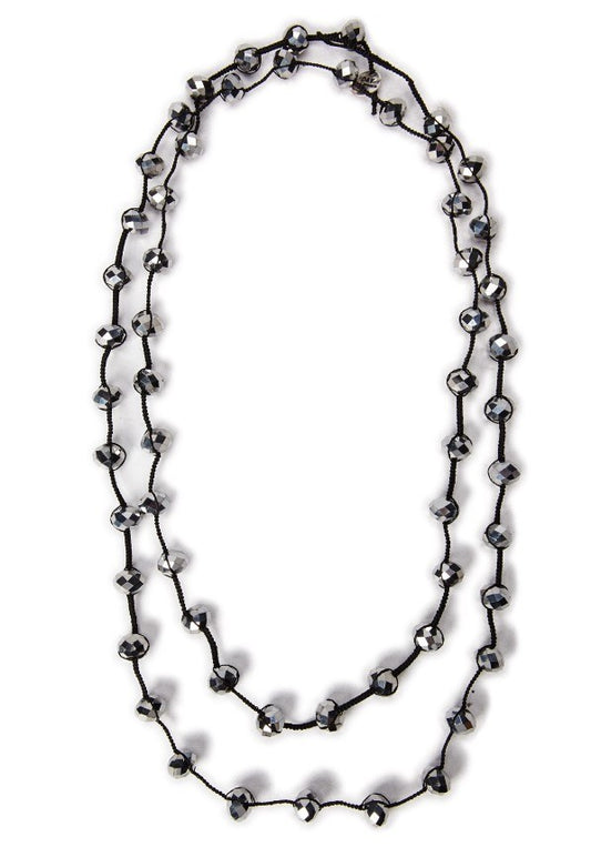 DAY Kette Crystal "silber"