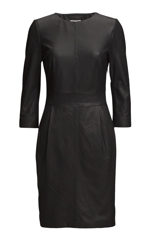 DAY Birger et Mikkelsen Etuikleid Leder "schwarz"