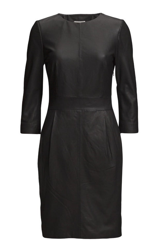 DAY Birger et Mikkelsen Etuikleid Leder "schwarz"