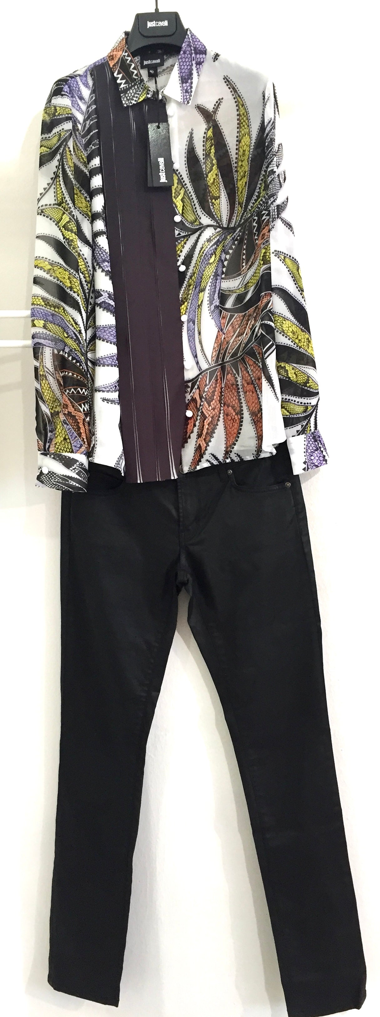 Tunika Bluse Just Cavalli multicolor palm