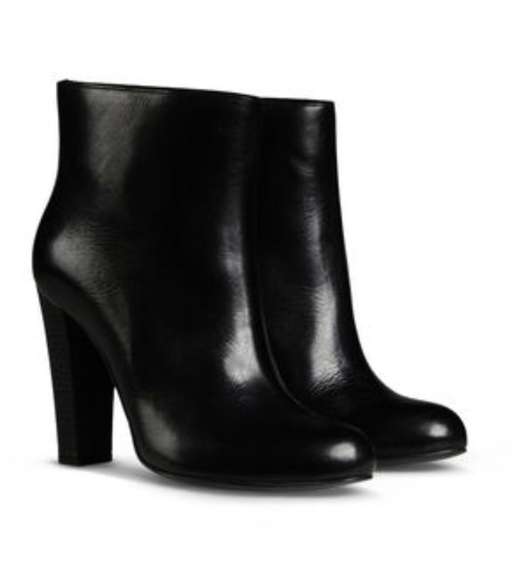 Just Cavalli Ankelboot Leder "schwarz"