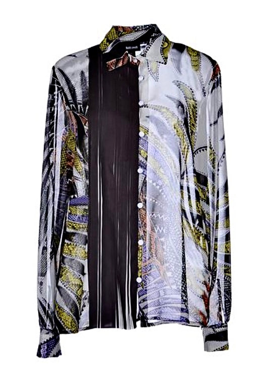 Tunika Bluse Just Cavalli multicolor palm