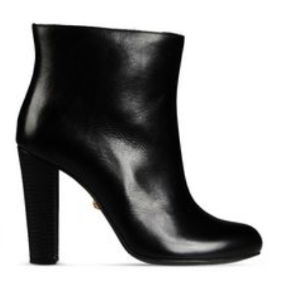 Just Cavalli Ankelboot Leder "schwarz"