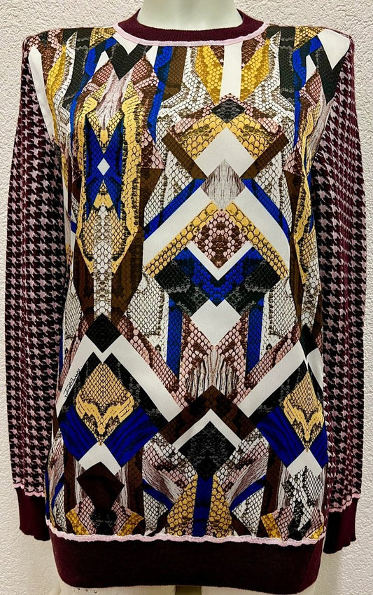 Just Cavalli Pullover "geometrisches Muster"