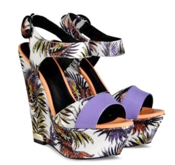 Just Cavalli Wedges "weiss / multicolor"
