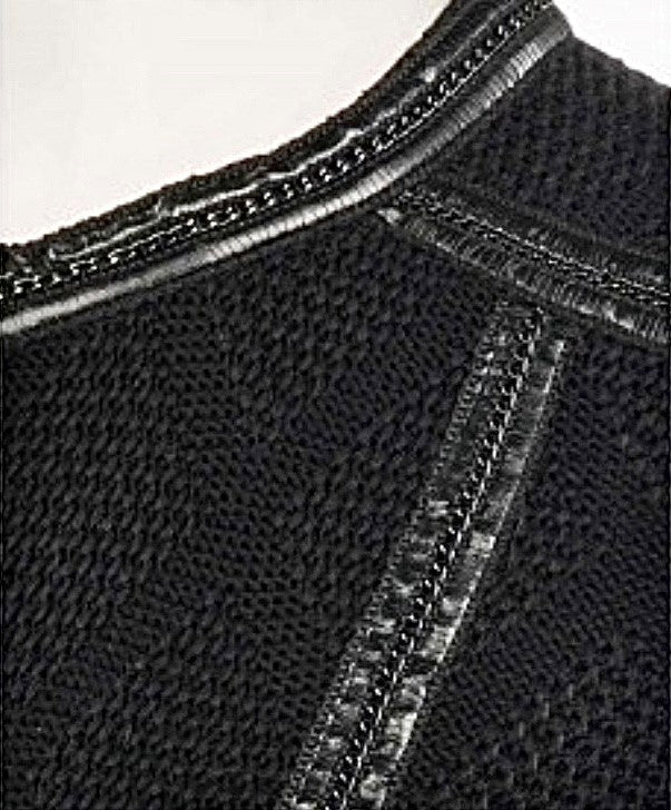Monari Strick Jacke "Schwarz"