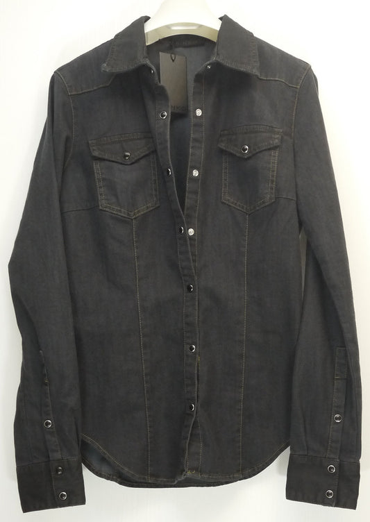 Pinko Jeanshemd "Schwarz"