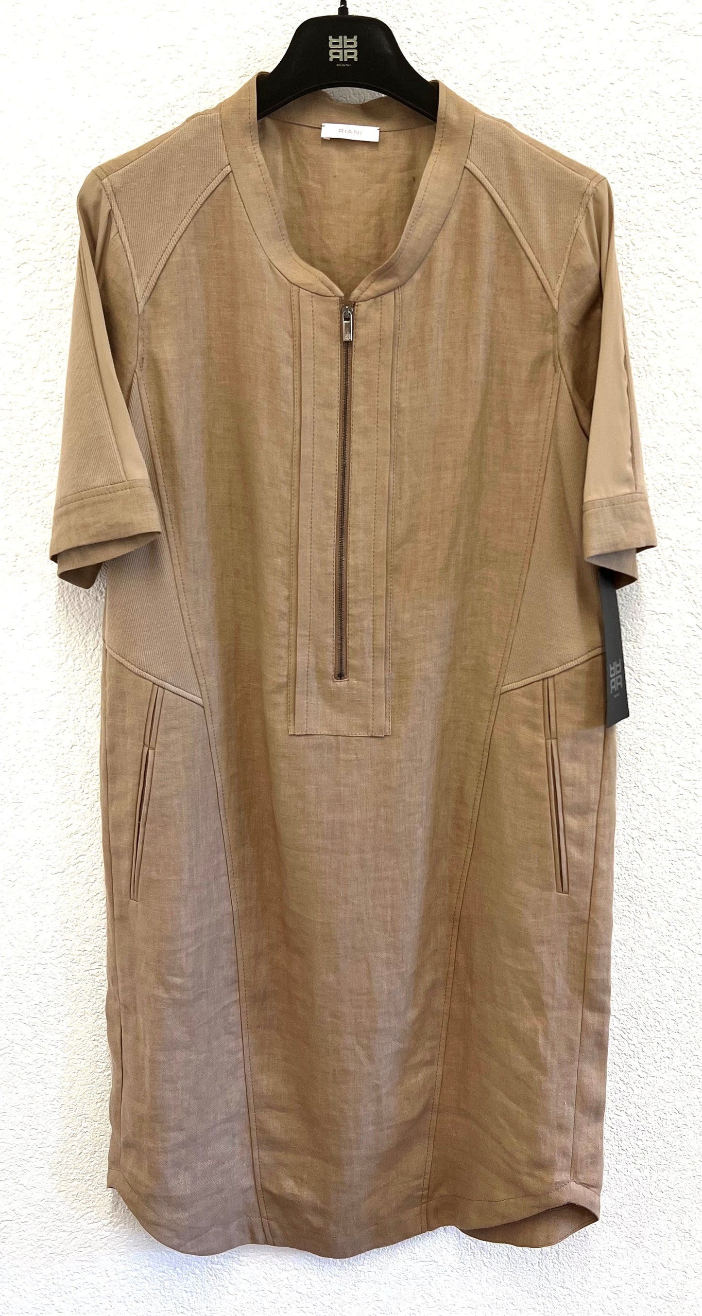 Riani Leinenkleid sandbeige