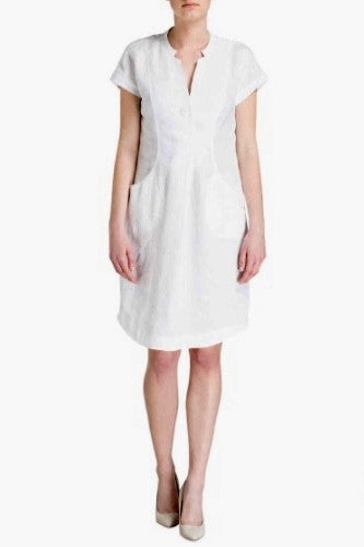 Riani Leinenkleid weiss
