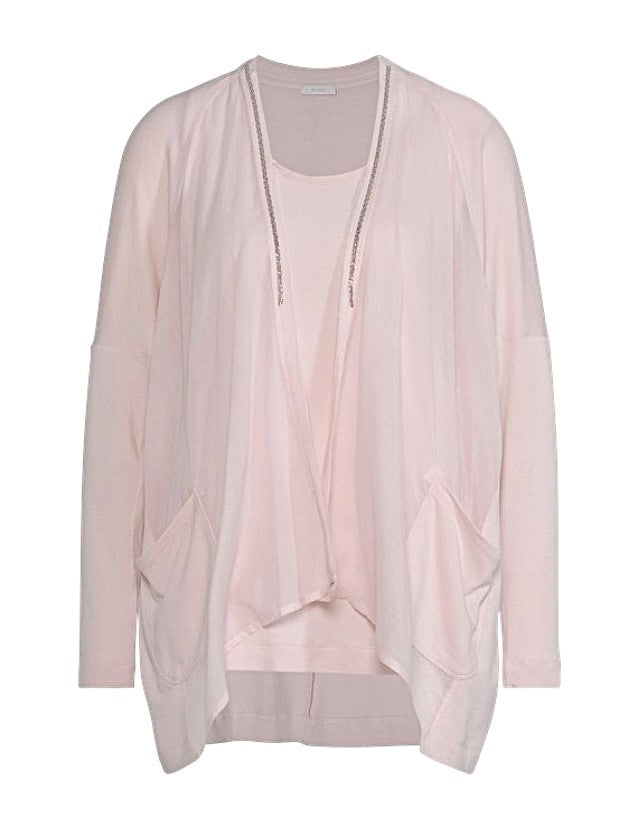 Riani Twin Set Top und Cardigan "poudre rose"