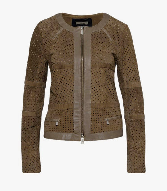 Riani Lederjacke "Iced Coffee"