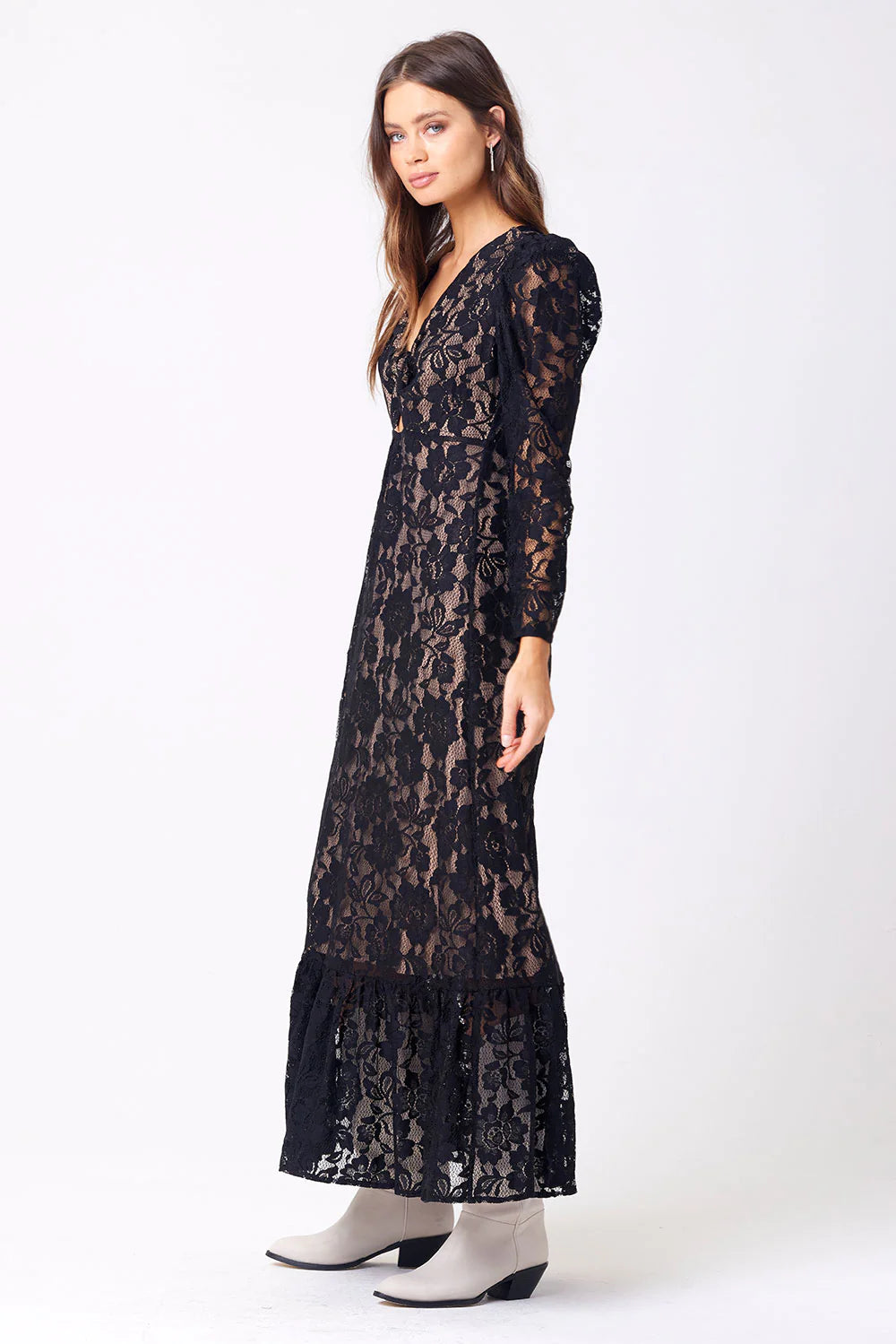 saltwater LUXE Maxi Lace-Kleid