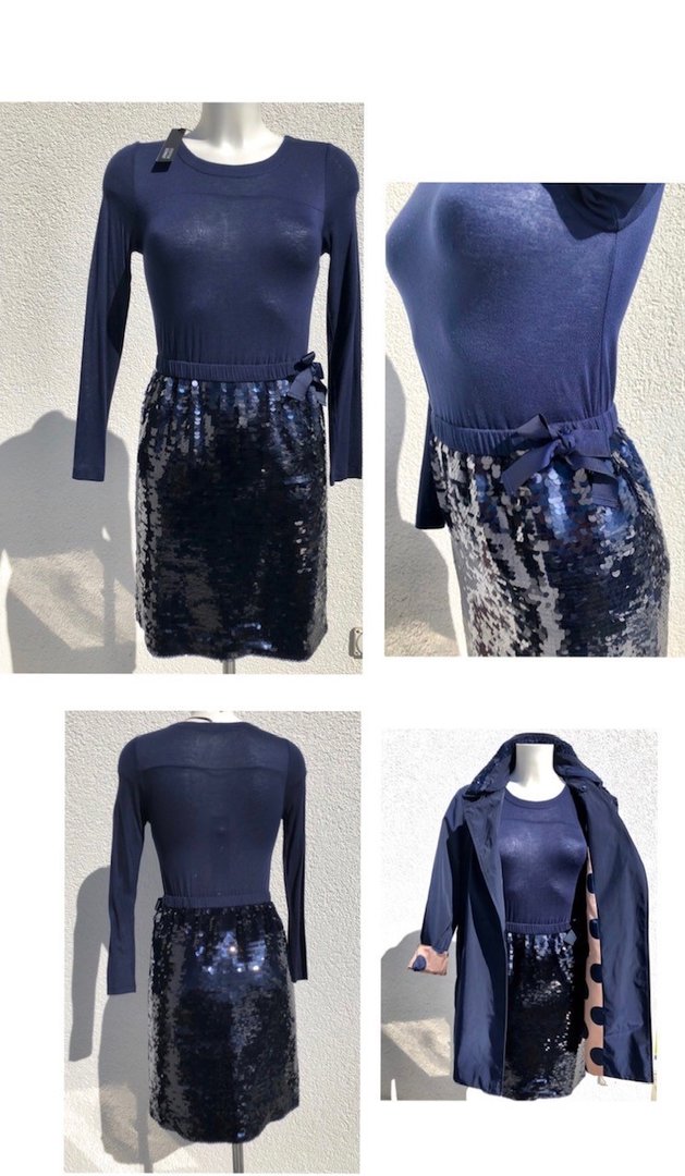 Steffen Schraut Kleid Marineblue