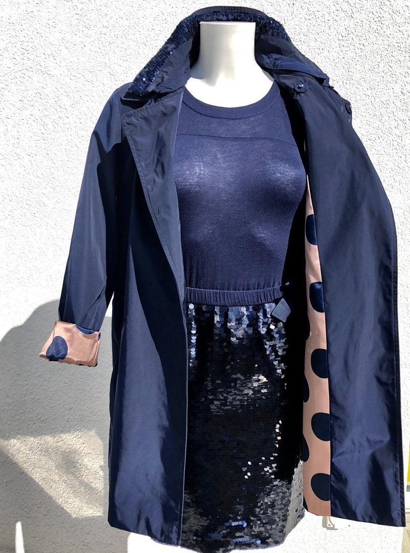 Steffen Schraut Trenchcoat Marineblue